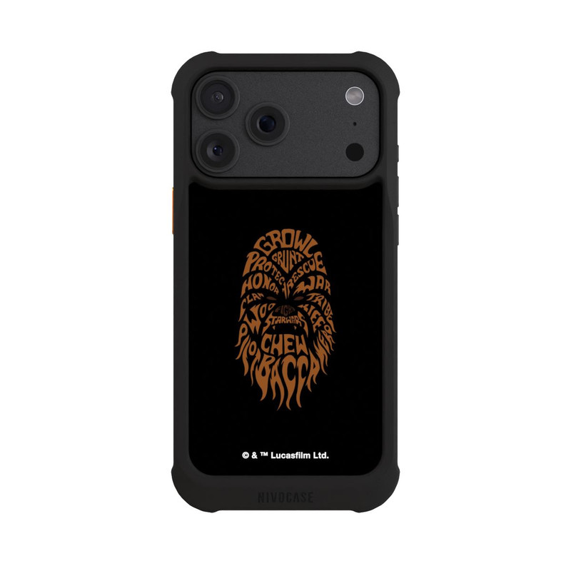 iPhone 18 Pro Max NIVOmax Chewbacca Typo Grafisch