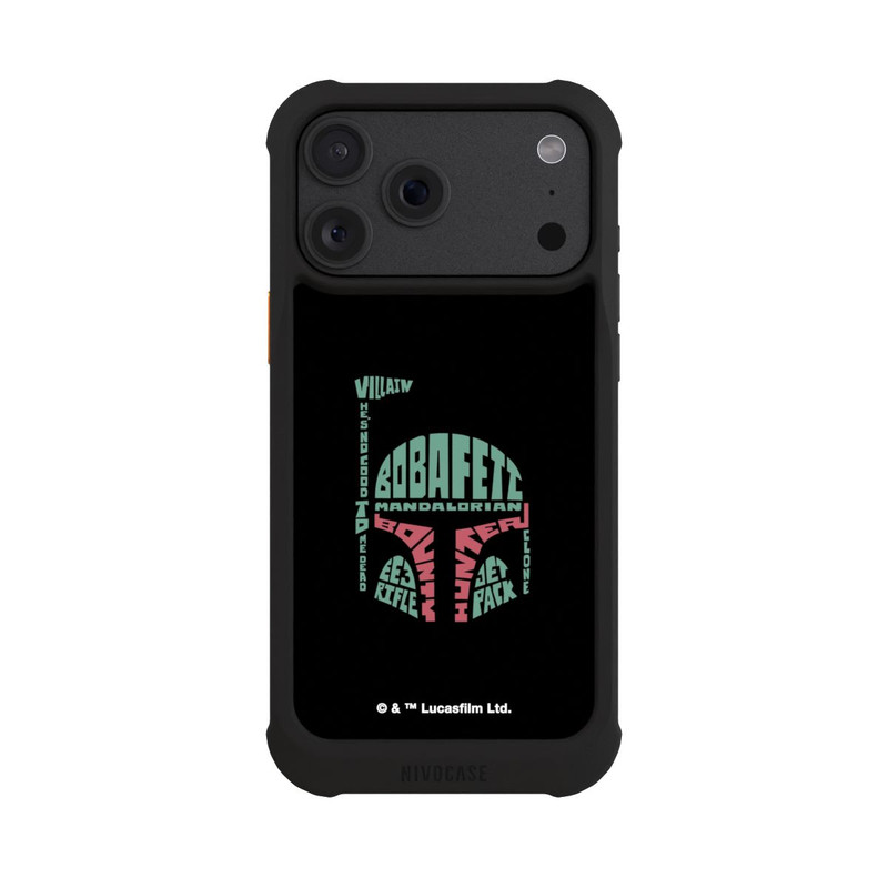 iPhone 18 Pro Max NIVOmax Boba Fett Typo Grafisch