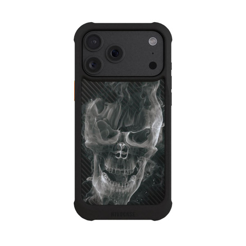 Apple iPhone 18 Pro Max NIVOmax rauchender Totenkopf Carbon