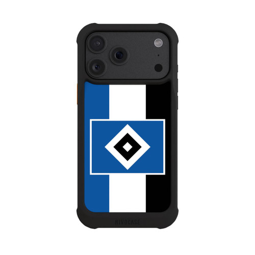 Apple iPhone 18 Pro Max NIVOmax HSV Streifen - Blau-Weiß-Schwarz