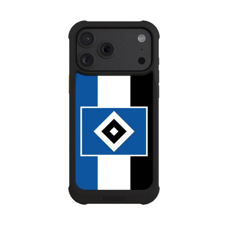 iPhone 18 Pro Max NIVOmax HSV rayures - bleu-blanc-noir