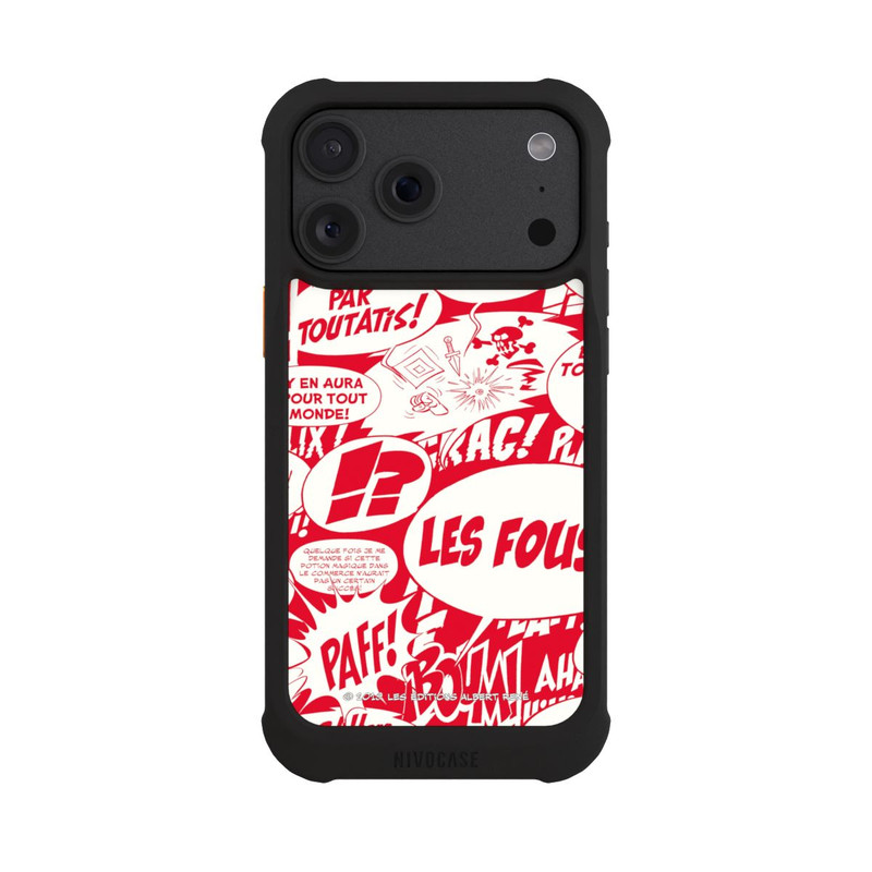 iPhone 18 Pro Max NIVOmax Bulles BD Astérix Rouge