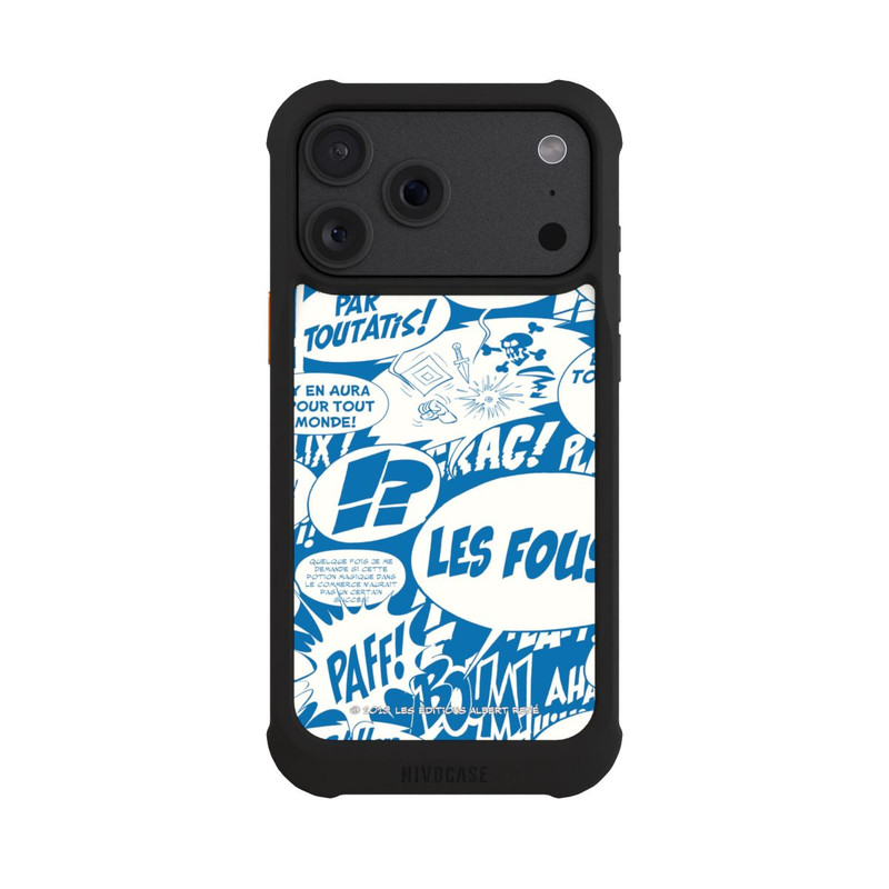 iPhone 18 Pro Max NIVOmax Bulles BD Astérix Bleu