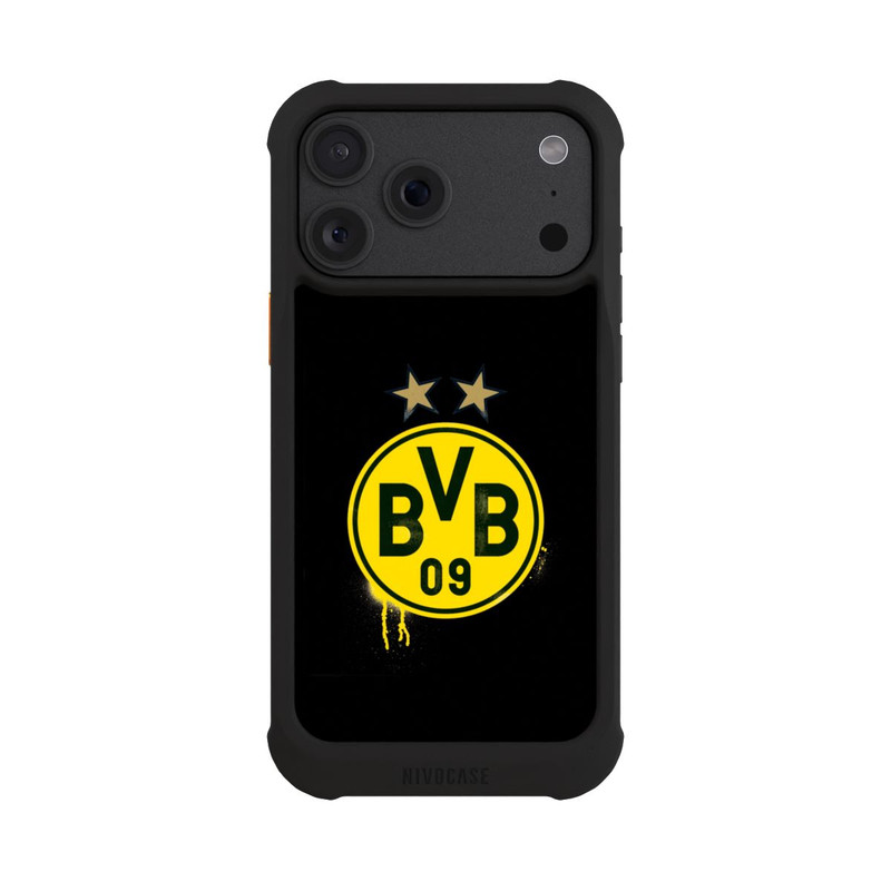 iPhone 18 Pro Max NIVOmax Spraylogo 2 Sterne - BVB