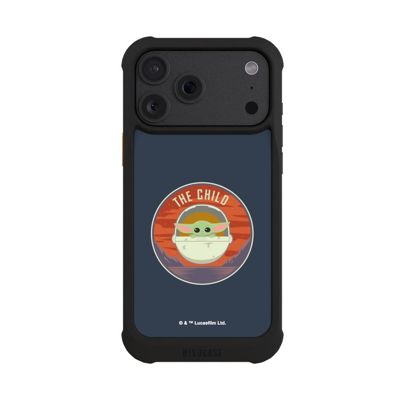 iPhone 18 Pro Max NIVOmax The Child Badge bleu