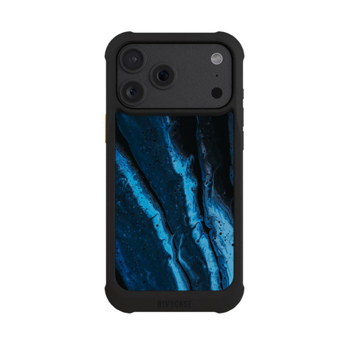 Apple iPhone 18 Pro Max NIVOmax Blue oil texture