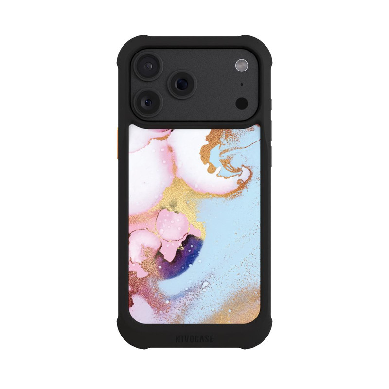 iPhone 18 Pro Max NIVOmax Pastel Glamour Ink Texture