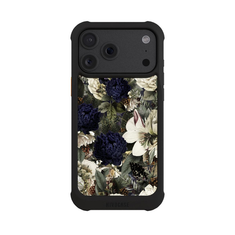 iPhone 18 Pro Max NIVOmax Dunkle Mitternachts Barock Vintage Blumen