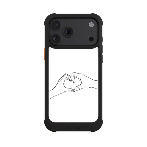 Apple iPhone 18 Pro Max NIVOmax Herz Hände Line Art