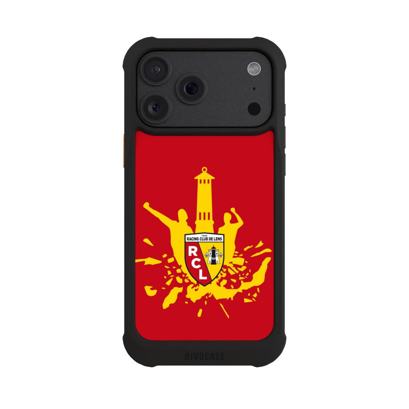 iPhone 18 Pro Max NIVOmax RC Lens Turm Gelb auf Rot