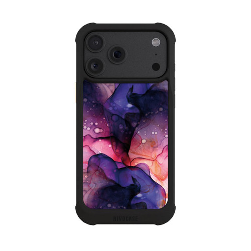 Apple iPhone 18 Pro Max NIVOmax Flüssige Kunst Lila-Pink