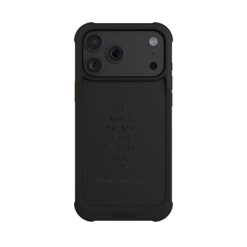 Apple iPhone 18 Pro Max NIVOmax Shakespeare Music Food Transparent