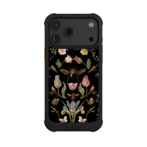 Apple iPhone 18 Pro Max NIVOmax Wildblumen und Biene Schwarz
