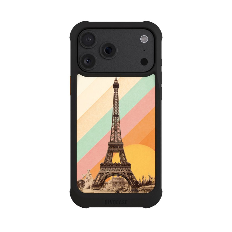 iPhone 18 Pro Max NIVOmax Tour Eiffel arc-en-ciel