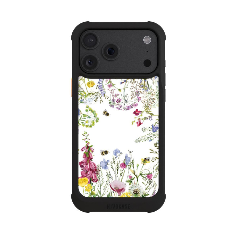 iPhone 18 Pro Max NIVOmax Cadre de fleurs sauvages des prés d'été