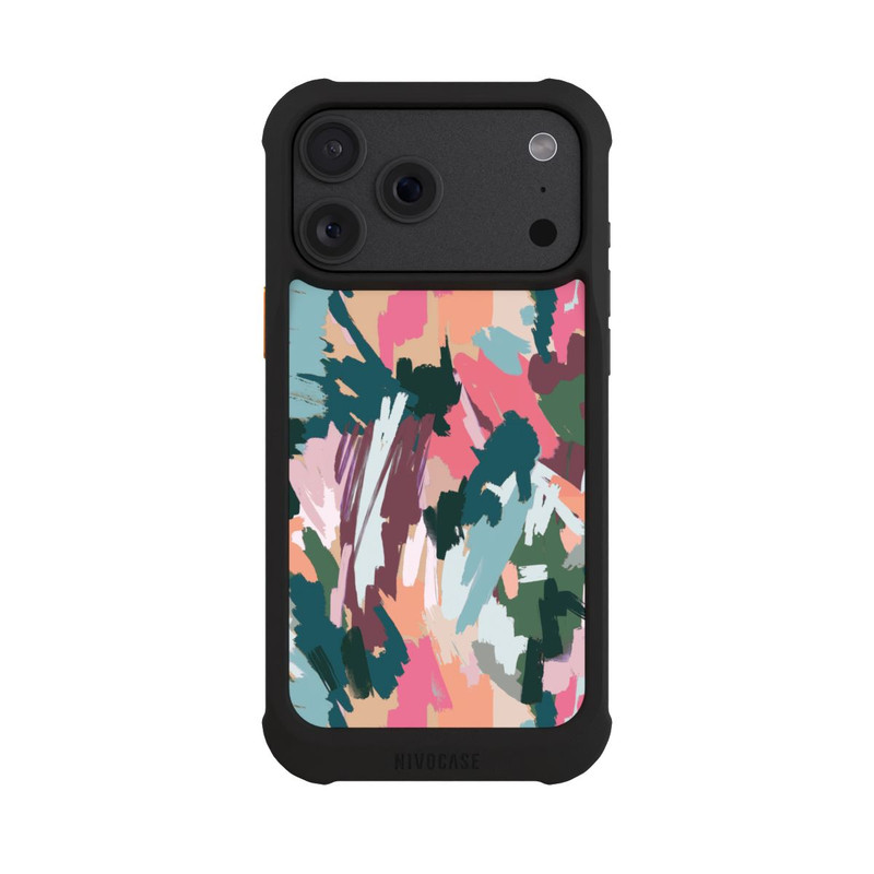iPhone 18 Pro Max NIVOmax Abstrait Artistique Texture Rose