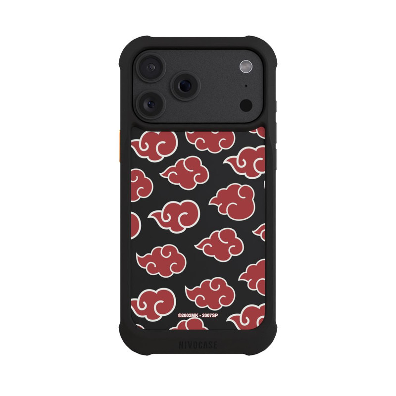 iPhone 18 Pro Max NIVOmax Akatsuki Pattern Transparent