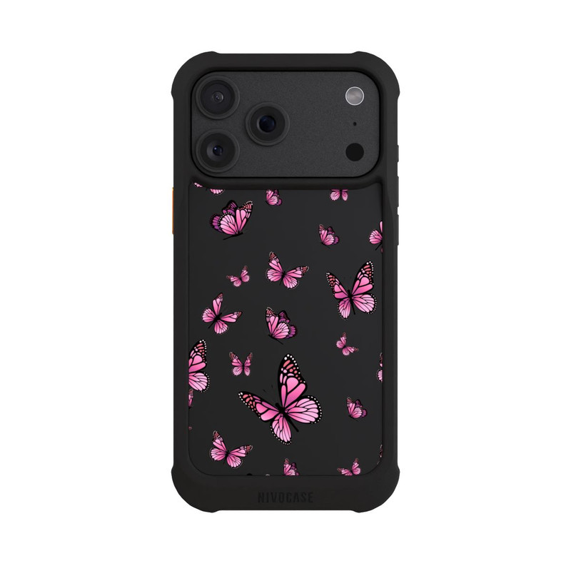 iPhone 18 Pro Max NIVOmax Butterflies pink