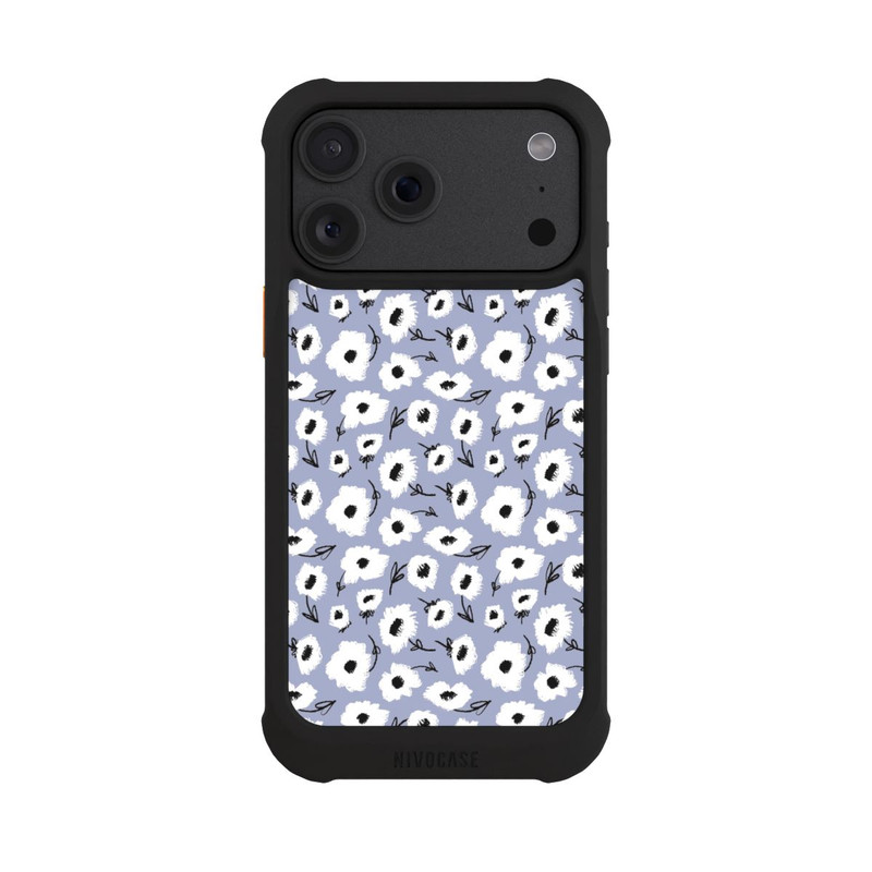iPhone 18 Pro Max NIVOmax Blumenmuster Lila