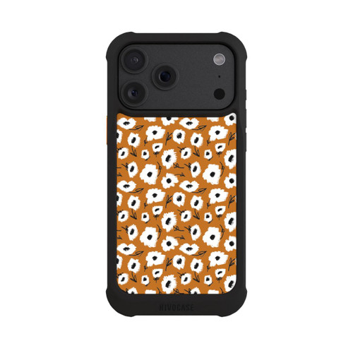 Apple iPhone 18 Pro Max NIVOmax Blumenmuster Ocker