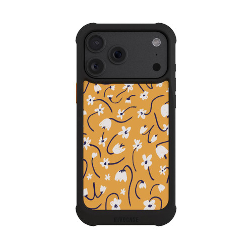 Apple iPhone 18 Pro Max NIVOmax Kleine Blumen Muster Gelb