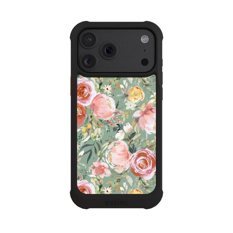 iPhone 18 Pro Max NIVOmax Pastel Peony Bouquet