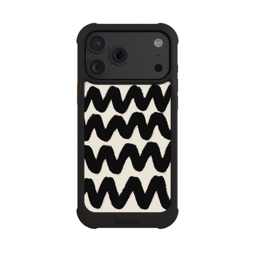 Apple iPhone 18 Pro Max NIVOmax Schwarzes Wellenmuster