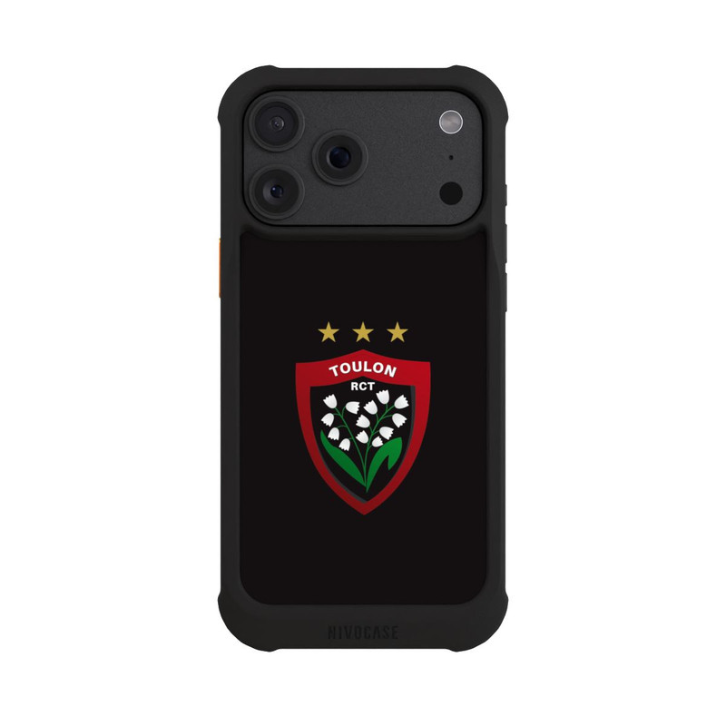 iPhone 18 Pro Max NIVOmax Logo RC Toulonnais Noir