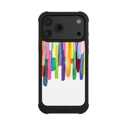 Apple iPhone 18 Pro Max NIVOmax Bunte Streifen Weißer Hintergrund
