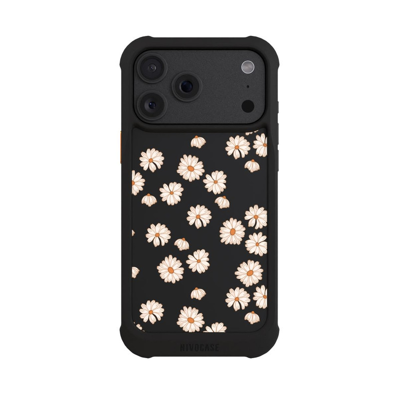 iPhone 18 Pro Max NIVOmax Flowerpower Wallpaper White