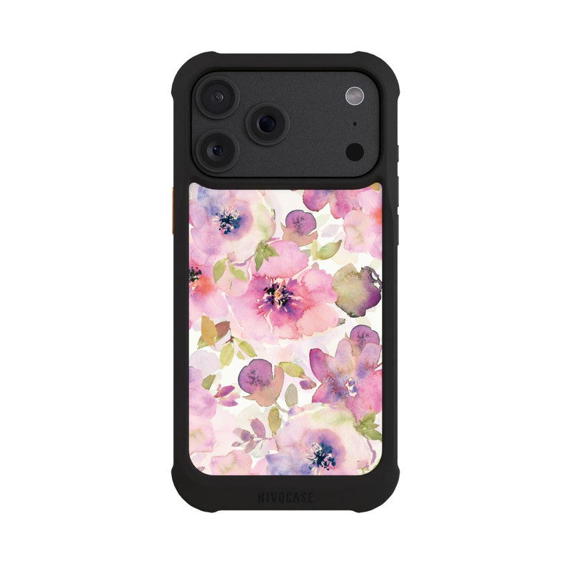 iPhone 18 Pro Max NIVOmax Tapete mit rosa Blumen