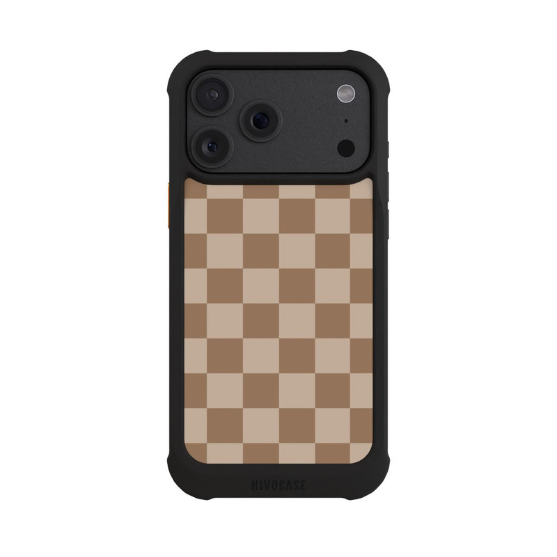 iPhone 18 Pro Max NIVOmax Carreaux marron