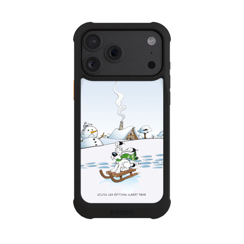 Apple iPhone 18 Pro Max NIVOmax Idefix fährt Schlitten