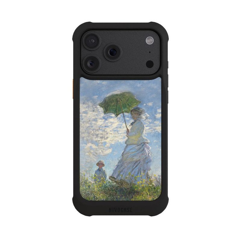 iPhone 18 Pro Max NIVOmax Frau mit Sonnenschirm - Monet