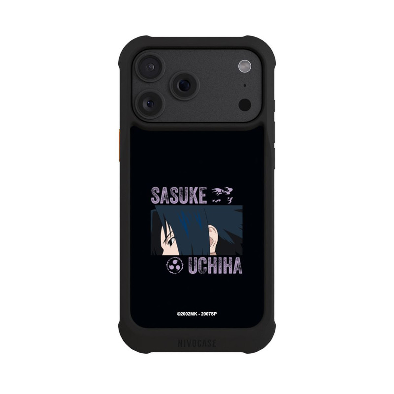 iPhone 18 Pro Max NIVOmax Sasuke Uchiha Gros plan