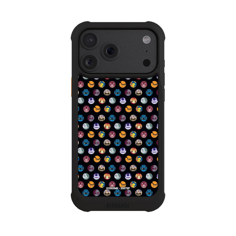 iPhone 18 Pro Max NIVOmax Bijuu Muster Schwarz