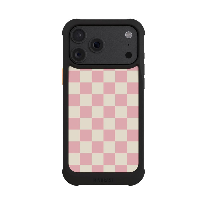 iPhone 18 Pro Max NIVOmax Schachbrett Rosa