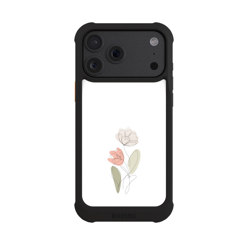 iPhone 18 Pro Max NIVOmax Dessin Au Trait Fleur Vert