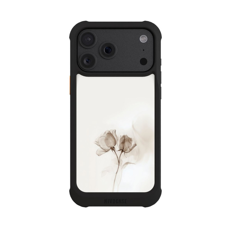 iPhone 18 Pro Max NIVOmax Braune Rose Blume Nebel