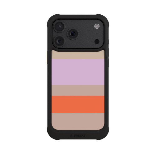 Apple iPhone 18 Pro Max NIVOmax Moca Lila Orange Stripes