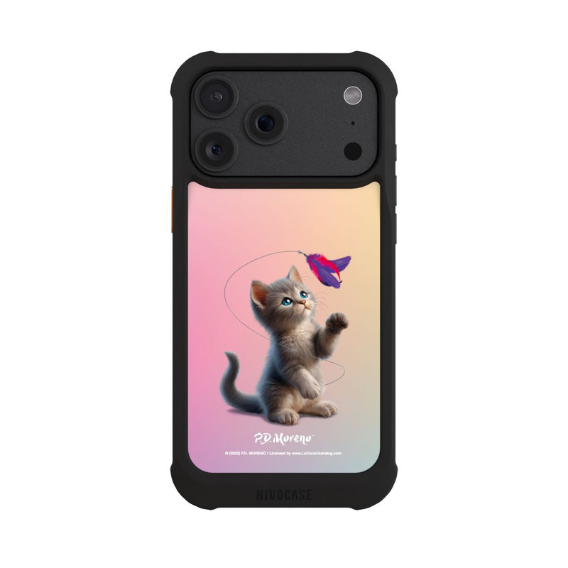 iPhone 18 Pro Max NIVOmax Playing Cat with Feather