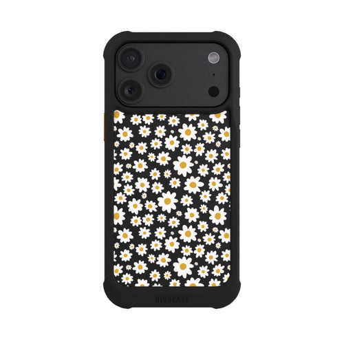 Apple iPhone 18 Pro Max NIVOmax Daisy Flower Seamless Pattern Transparent