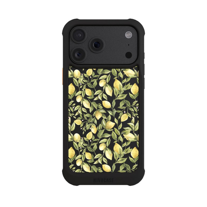 iPhone 18 Pro Max NIVOmax Lemon Summer Pattern Transparent