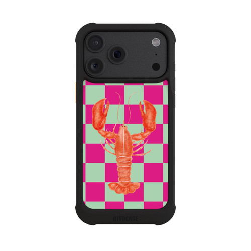 Apple iPhone 18 Pro Max NIVOmax Pink Checkers Lobster