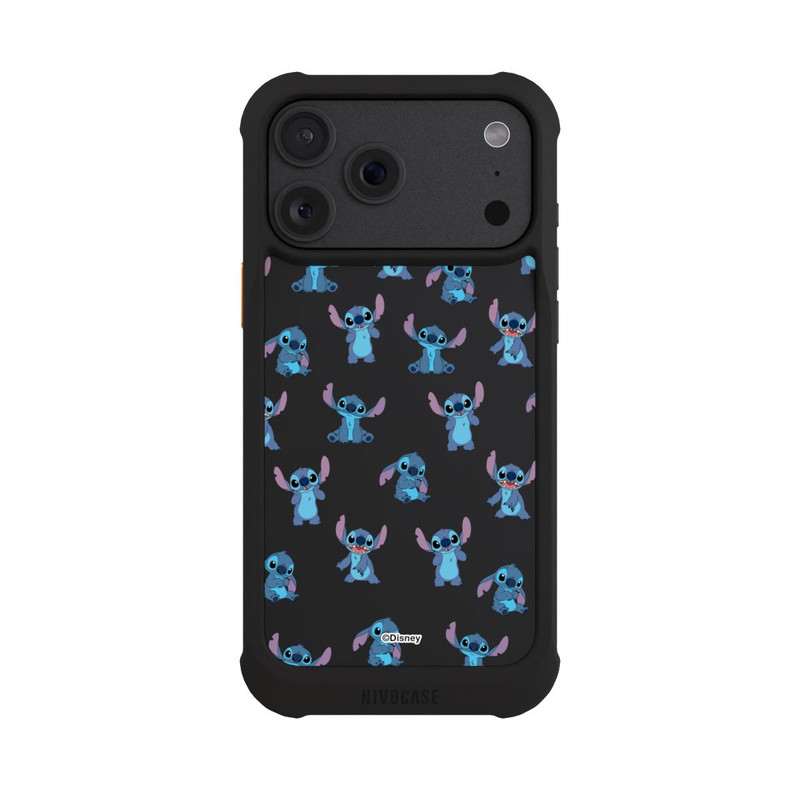 iPhone 18 Pro Max NIVOmax Stitch Faces Pattern Transparent