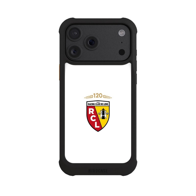 iPhone 18 Pro Max NIVOmax RC Lens 120 Jahre Jubiläums Logo weiß
