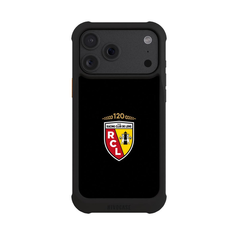 iPhone 18 Pro Max NIVOmax RC Lens 120 Jahre Jubiläums Logo schwarz