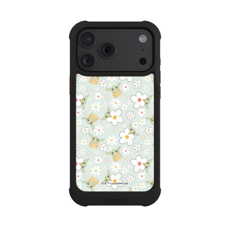 iPhone 18 Pro Max NIVOmax Baby Yoda Flower Pattern