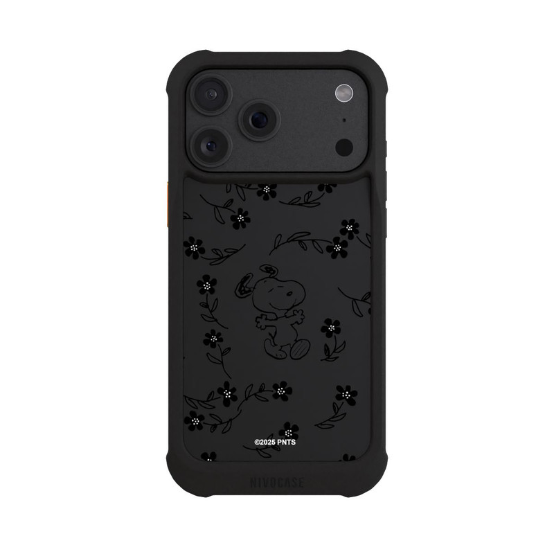 iPhone 18 Pro Max NIVOmax Snoopy und Flowers Transparent