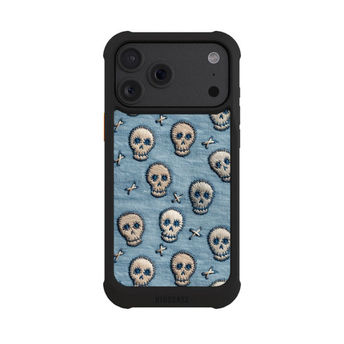 Apple iPhone 18 Pro Max NIVOmax Skulls on Jeans Pattern